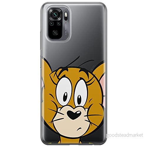 ERT GROUP mobiltelefonfodral för Xiaomi REDMI NOTE 10/ 10S originalt och officiellt licensierat Tom and Jerry mönster 002 anpassad till formen på mobiltelefonen, gedeeltelijk transparant 5903537187617
