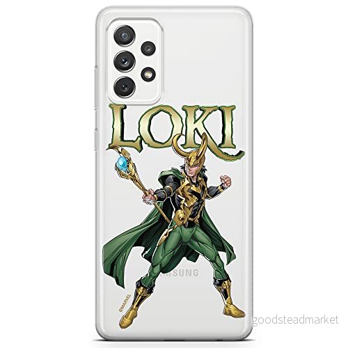 ERT GROUP mobiltelefonfodral för Samsung A72 5G originalt och officiellt licensierat Marvel mönster Loki 002 optimalt anpassad till formen på mobiltelefonen, gedeeltelijk transparant 5904805221866