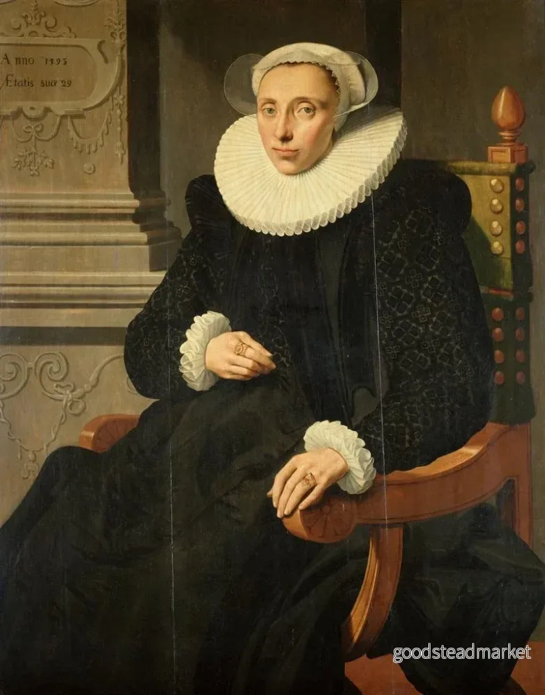 Målning av Elisabeth van Cronenburgh - Aert Pietersz | Konsttryck - Bild 2