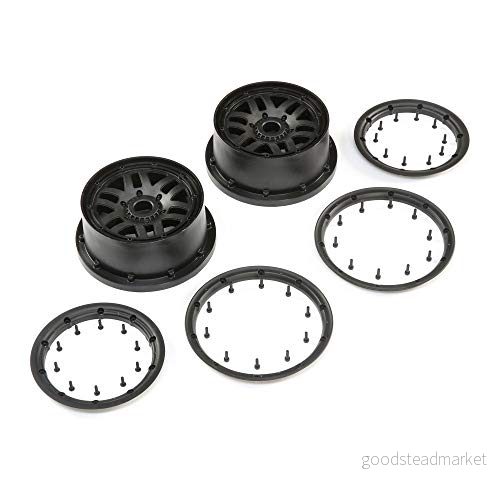 1/5 främre/bakre 4,75 hjul och pärlset, 24 mm häxa, svart (2): 5ive T 2.0 605482209646
