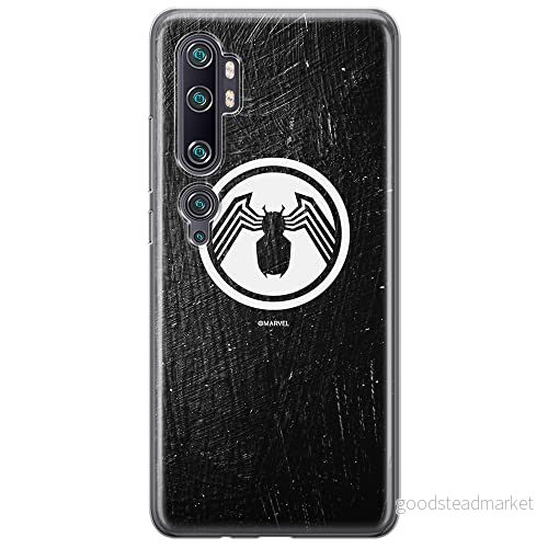 ERT GROUP mobiltelefonfodral för Xiaomi MI NOTE 10 / PRO originalt och officiellt licensierat Marvel mönster Venom 001 anpassad till formen på mobiltelefonen, fodral tillverkad av TPU plast 5904805580406