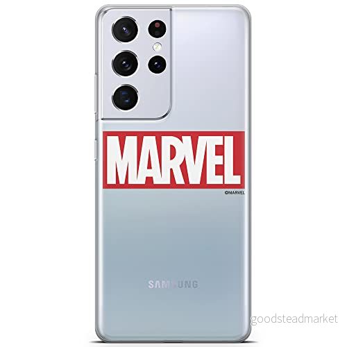 ERT GROUP mobiltelefonfodral för Samsung S21 ULTRA originalt och officiellt licensierat Marvel mönster 006 optimalt anpassad till formen på mobiltelefonen, gedeeltelijk transparant 5903932390773