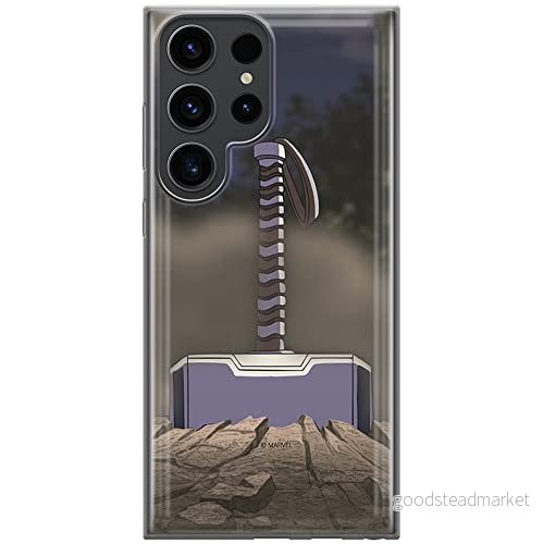ERT GROUP mobiltelefonfodral för Samsung S23 ULTRA originalt och officiellt licensierat Marvel mönster Thor 002 optimalt anpassad till formen på mobiltelefonen, fodral tillverkad av TPU plast 5905511463946
