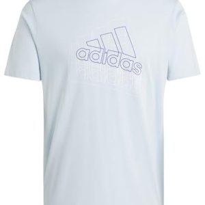 adidas För Män TECH BOS GRAPHIC TEE, wonder blue, S 4067894964418