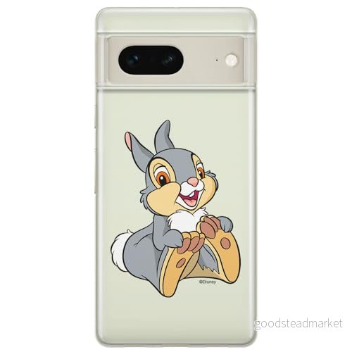 ERT GROUP mobiltelefonfodral för Google PIXEL 7 originalt och officiellt licensierat Disney mönster Thumper 002 optimalt anpassad till formen på mobiltelefonen, gedeeltelijk transparant 5905795149024