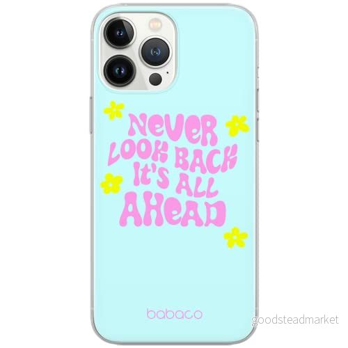 ERT GROUP mobiltelefonfodral för Samsung S10 PLUS originalt och officiellt licensierat Babaco mönster Never look back 005 Vit anpassad till formen på mobiltelefonen, fodral tillverkad av TPU plast 5903932885255