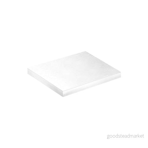 Dekora Vit Fyrkantig Tårtbotten i Hård Kartong 25X25H1,2CM Perfekt för Fester, Födelsedagar och Jubileer 8435599762886