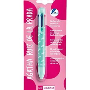 Agatha Ruiz de la Prada 12 kulspetspenna med 6 färger tulpaner 8422593114773