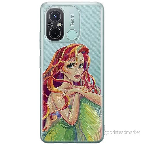 ERT GROUP mobiltelefonfodral för Xiaomi REDMI 12C/ 11A originalt och officiellt licensierat Disney mönster Ariel 004 optimalt anpassad till formen på mobiltelefonen, gedeeltelijk transparant 5905511853440