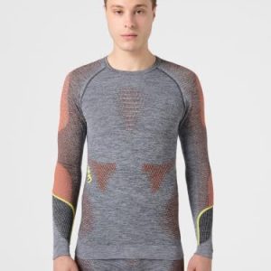 UYN herr Ambityon Uw Melange Longsleeve Black Melange/Orange/Yellow L/XL 8054216350567 UYN herr Ambityon Uw Melange Longsleeve Black Melange/Orange/Yellow L/XL 8054216350567