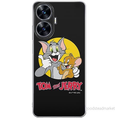 ERT GROUP mobiltelefonfodral för Realme C55 originalt och officiellt licensierat Tom & Jerry mönster 013 optimalt anpassad till formen på mobiltelefonen, fodral tillverkad av TPU plast 5905511865481