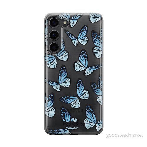 ERT GROUP mobiltelefonfodral för Samsung S23 PLUS originalt och officiellt licensierat Babaco mönster Butterflies 002 optimalt anpassad till formen på mobiltelefonen, fodral tillverkad av TPU plast 5905511451738