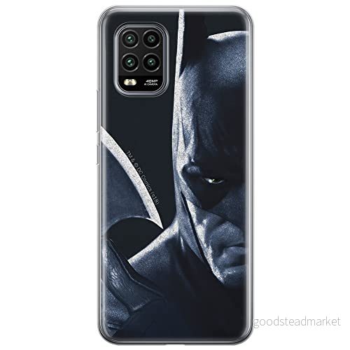 ERT GROUP mobiltelefonfodral för Xiaomi MI 10 LITE originalt och officiellt licensierat DC mönster Batman 020 optimalt anpassad till formen på mobiltelefonen, fodral tillverkad av TPU plast 5903537164694