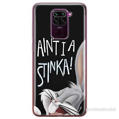 ERT GROUP mobiltelefonfodral för Xiaomi REDMI NOTE 9 originalt och officiellt licensierat Looney Tunes mönster Bugs 003 optimalt anpassad till formen på mobiltelefonen, fodral tillverkad av TPU plast 5903040337233