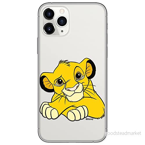 ERT GROUP mobiltelefonfodral för Iphone 11 PRO MAX originalt och officiellt licensierat Disney mönster Simba & Friends 009 optimalt anpassad till formen på mobiltelefonen, gedeeltelijk transparant 5905131177179