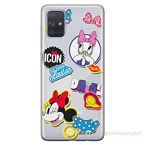 ERT GROUP mobiltelefonfodral för Samsung A71 originalt och officiellt licensierat Disney mönster Minnie 067 optimalt anpassad till formen på mobiltelefonen, gedeeltelijk transparant 5905131810403