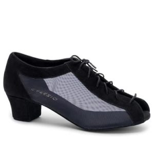 Capezio Beatrice 1,5 tum ballroom shoe, svart, 6,5 m 886275604354