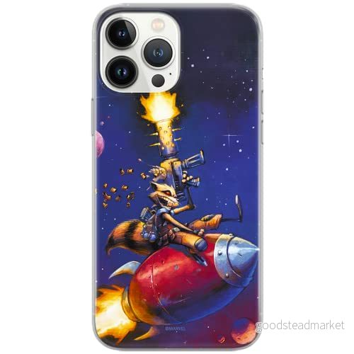 ERT GROUP mobiltelefonfodral för Samsung S9 PLUS originalt och officiellt licensierat Marvel mönster Rocket 007 Vit optimalt anpassad till formen på mobiltelefonen, fodral tillverkad av TPU plast 5902980281088