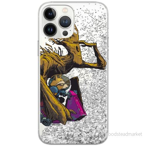 ERT GROUP mobiltelefonfodral för Apple Iphone 6 PLUS/ 7 PLUS / 8 originalt och officiellt licensierat Marvel mönster Guardians of the Galaxy 003, med glitter overflow effekt 5902980096033