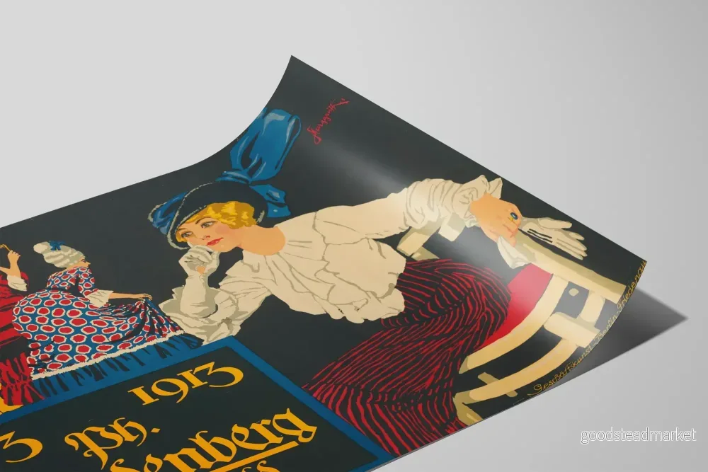 Vintage dekorativ poster Freudenberg Elberfeld 1863-1913 - Bild 2