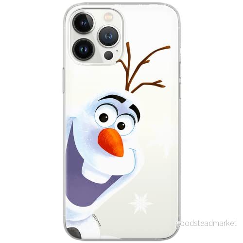 ERT GROUP mobiltelefonfodral för Xiaomi REDMI NOTE 9 originalt och officiellt licensierat Disney mönster Olaf 002 optimalt anpassad till formen på mobiltelefonen, gedeeltelijk transparant 5903040329207