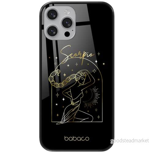 ERT GROUP mobiltelefonfodral för Apple Iphone XS Max originalt och officiellt licensierat Babaco mönster Zodiac Woman 008 tillverkad av härdat glas, optimalt anpassat till mobilens form, skyddsfodral 5903932250282