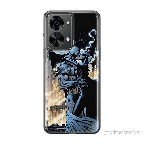 ERT GROUP mobiltelefonfodral för Oneplus NORD 2T 5G originalt och officiellt licensierat DC mönster Batman 005 optimalt anpassad till formen på mobiltelefonen, fodral tillverkad av TPU plast 5905511278489