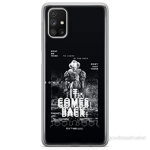 ERT GROUP mobiltelefonfodral för Samsung M51 originalt och officiellt licensierat Horror mönster It 017 optimalt anpassad till formen på mobiltelefonen, fodral tillverkad av TPU plast 5905131992093