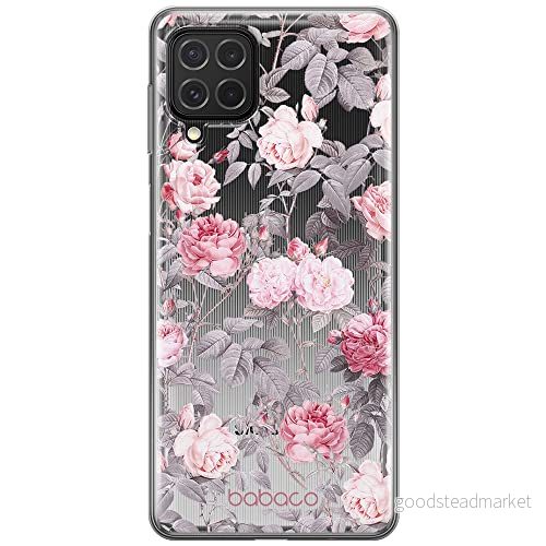 ERT GROUP mobiltelefonfodral för Samsung F62 / M62 originalt och officiellt licensierat Babaco mönster Flowers 054 optimalt anpassad till formen på mobiltelefonen, gedeeltelijk transparant 5905131355164