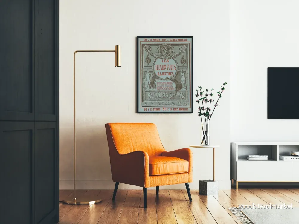 Vintageposter för Les Beaux-Arts Illustrés för väggdekoration - Bild 2