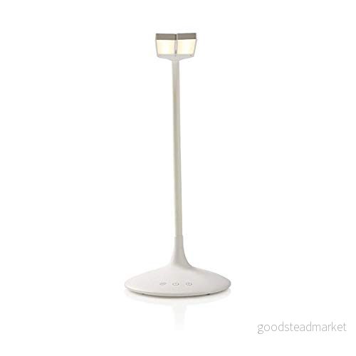Nedis - Skrivbordslampa LED 6 W svalt vitt/varmt vitt/naturligt vitt ljus vit 5412810271085