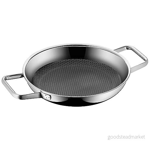 WMF Professionell resist servering/stekpanna 24 cm induktion, flerskiktsmaterial, bikakestruktur, handtag i rostfritt stål, ugnssäker 4000530650948