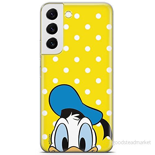 ERT GROUP mobiltelefonfodral för Samsung S22 originalt och officiellt licensierat Disney mönster Donald 001 optimalt anpassad till formen på mobiltelefonen, fodral tillverkad av TPU plast 5904805300844