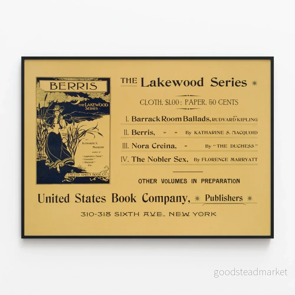 Vintageposter The Lakewood Series för väggdekoration Vintageposter The Lakewood Series för väggdekoration