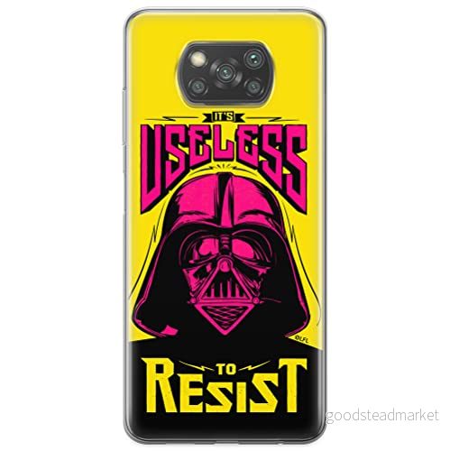 ERT GROUP mobiltelefonfodral för Xiaomi POCOPHONE X3 originalt och officiellt licensierat Star Wars mönster Darth Vader 024 anpassad till formen på mobiltelefonen, fodral tillverkad av TPU plast 5903537128344