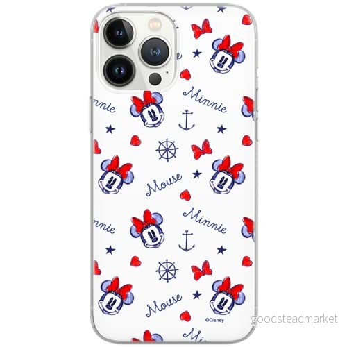 ERT GROUP mobiltelefonfodral för Huawei P30 Lite originalt och officiellt licensierat Disney mönster Minnie 007 Vit optimalt anpassad till formen på mobiltelefonen, fodral tillverkad av TPU plast 5902980424614