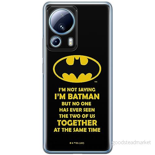 ERT GROUP mobiltelefonfodral för Xiaomi 13 LITE/CIVI 2 originalt och officiellt licensierat DC mönster Batman 053 optimalt anpassad till formen på mobiltelefonen, fodral tillverkad av TPU plast 5905511928018
