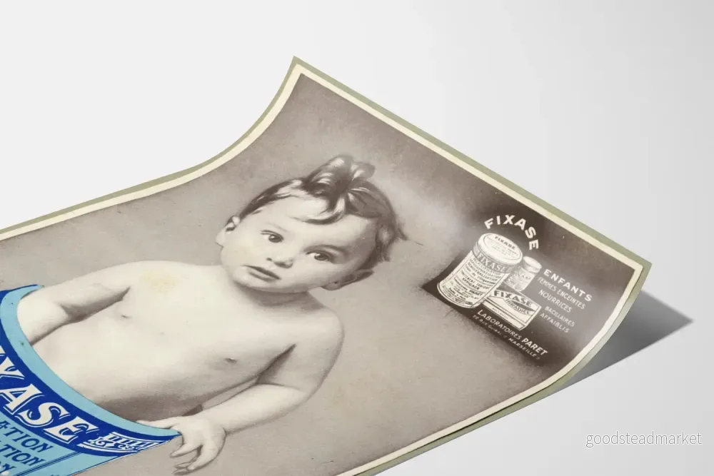 Vintage reklamposter Fixase för barnvänlig väggdekoration - Bild 3