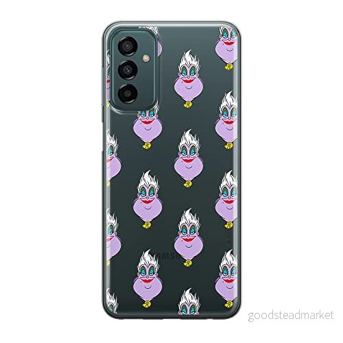 ERT GROUP mobiltelefonfodral för Samsung M13 4G/M23 5G/F23 originalt och officiellt licensierat Disney mönster Ursula 003 optimalt anpassad till formen på mobiltelefonen, gedeeltelijk transparant 5905511360672