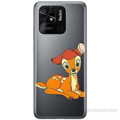 ERT GROUP mobiltelefonfodral för Xiaomi REDMI 10C originalt och officiellt licensierat Disney mönster Bambi 016 optimalt anpassad till formen på mobiltelefonen, gedeeltelijk transparant 5905511549046
