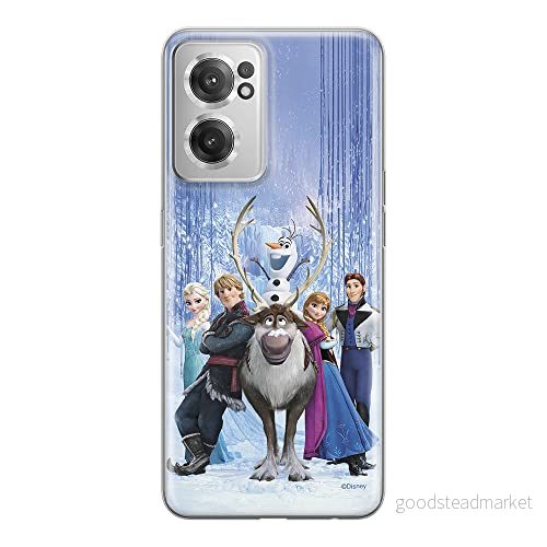 ERT GROUP mobiltelefonfodral för Oneplus NORD CE 2 originalt och officiellt licensierat Disney mönster Frozen 001 optimalt anpassad till formen på mobiltelefonen, fodral tillverkad av TPU plast 5905511282097