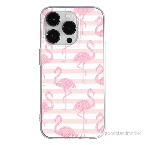 ERT GROUP mobiltelefonfodral för Apple Iphone 14 PRO MAX originalt och officiellt licensierat Babaco mönster Flamingo 001 anpassad till formen på mobiltelefonen, fodral tillverkad av TPU plast 5905131930873