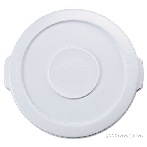 Rubbermaid kommersiella produkter FG260900WHT BRUTE LLDPE avfallslock, rund, vit 86876012415