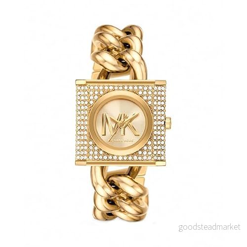 Michael Kors Traditional MK Chain LOCK Klocka goldcoloured, Storlek: One Size, Gold coloured 4064092215120
