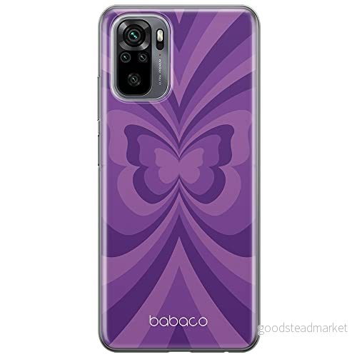 ERT GROUP mobiltelefonfodral för Xiaomi REDMI NOTE 10/ 10S originalt och officiellt licensierat Babaco mönster Butterflies 001 anpassad till formen på mobiltelefonen, fodral tillverkad av TPU plast 5904805717086