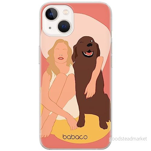 ERT GROUP mobiltelefonfodral för Iphone 13 originalt och officiellt licensierat Babaco mönster Dogs 007 optimalt anpassad till formen på mobiltelefonen, fodral tillverkad av TPU plast 5905131051646