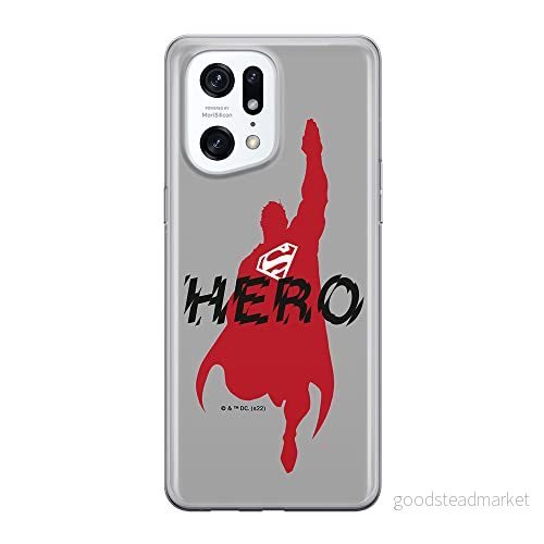 ERT GROUP mobiltelefonfodral för Oppo FIND X5 PRO originalt och officiellt licensierat DC mönster Superman 038 optimalt anpassad till formen på mobiltelefonen, fodral tillverkad av TPU plast 5905511412777