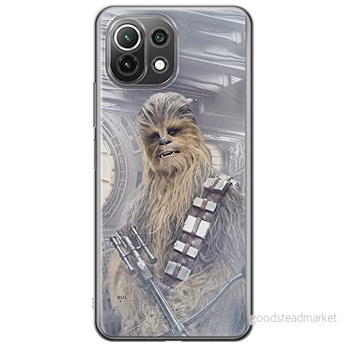 ERT GROUP mobiltelefonfodral för Xiaomi 11 LITE 4G/5G originalt och officiellt licensierat Star Wars mönster Chewbacca 002, fodral tillverkad av TPU plast 5903932729757