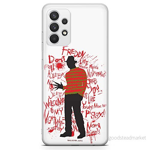 ERT GROUP mobiltelefonfodral för Samsung A32 4G LTE originalt och officiellt licensierat Horror mönster Nightmare of Elm Street 010, fodral tillverkad av TPU plast 5905511093709