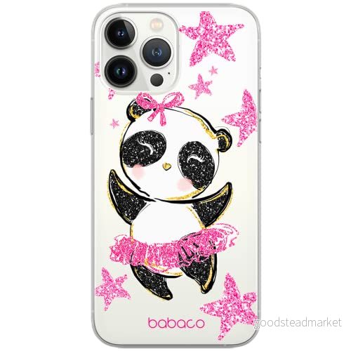 ERT GROUP mobiltelefonfodral för Samsung S10 originalt och officiellt licensierat Babaco mönster Panda 007 Vit optimalt anpassad till formen på mobiltelefonen, gedeeltelijk transparant 5903040500484